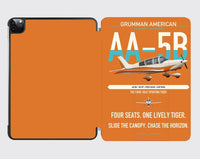 Thumbnail for Grumman American AA-5B Tiger design on orange ipad tablet case
