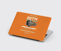 Thumbnail for BR725 design on orange MacBook case