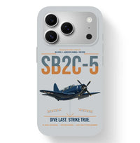 Thumbnail for SB2C-5 Helldiver design on light gray magsafe iphone case, for iPhone 17 Pro