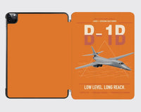 Thumbnail for B-1B Lancer design on orange ipad tablet case