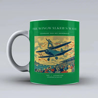Thumbnail for VINTAGE G4157 - The Wingwalker's Wave - Ceramic Mug design on green
