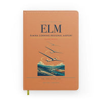 Thumbnail for Elmira Corning Regional Airport (ELM) design on orange notebook
