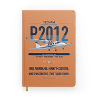 Thumbnail for Tecnam P2012 Traveller design on orange notebook