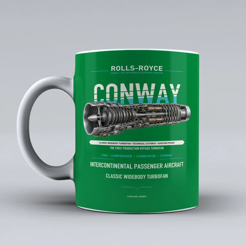 Mug design on green conway