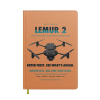 Thumbnail for BRINC LEMUR 2 design on orange notebook