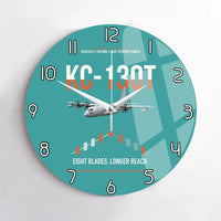 Thumbnail for KC-130T NP2000 design on turquoise no frame wall clock