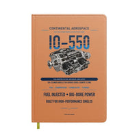 Thumbnail for IO-550 design on orange notebook