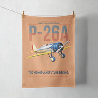 Thumbnail for Boeing P-26A Peashooter design on orange towel