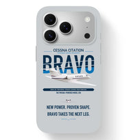Thumbnail for Cessna Citation Bravo design on light gray magsafe iphone case, for iPhone 17 Pro