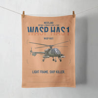 Thumbnail for Westland Wasp HAS1 design on orange towel