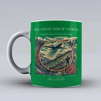 Thumbnail for VINTAGE G4490 - The Seed Drop Spring - Ceramic Mug design on green