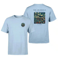 Thumbnail for VINTAGE G4099 - The Air Bridge - Double-Side T-Shirt design on lightblue double side t shirt