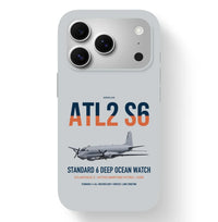 Thumbnail for Atlantique 2 Standard 6 design on light gray magsafe iphone case, for iPhone 17 Pro