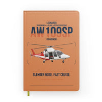 Thumbnail for Leonardo AW109SP GrandNew design on orange notebook
