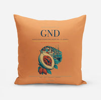Thumbnail for Maurice Bishop International Airport (GND) design on orange pillow