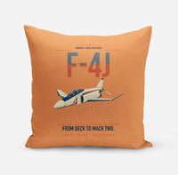 Thumbnail for F-4J Phantom II design on orange pillow
