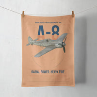 Thumbnail for Focke-Wulf Fw 190A-8 design on orange towel