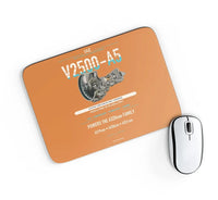 Thumbnail for V2500-A5 design on orange rectangle mouse pad