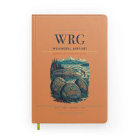 Thumbnail for Wrangell Airport (WRG) design on orange notebook