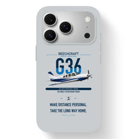 Thumbnail for Beechcraft Bonanza G36 design on light gray magsafe iphone case, for iPhone 17 Pro