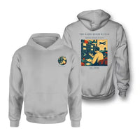 Thumbnail for VINTAGE G4514 - The Radio Room Watch - Double-Side Hoodie design on lightgray double side