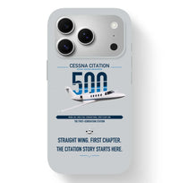 Thumbnail for Cessna Citation 500 - Citation I design on light gray magsafe iphone case, for iPhone 17 Pro