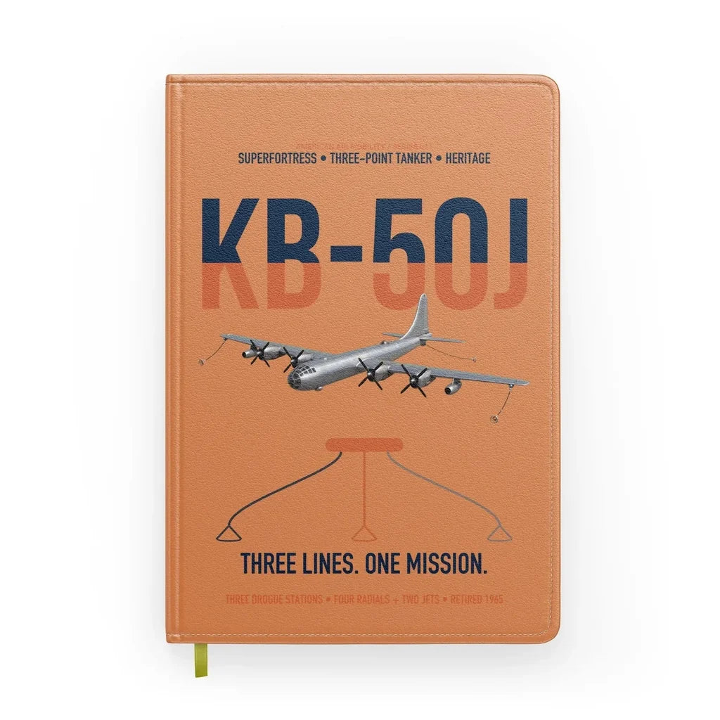 KB-50J Superfortress design on orange notebook