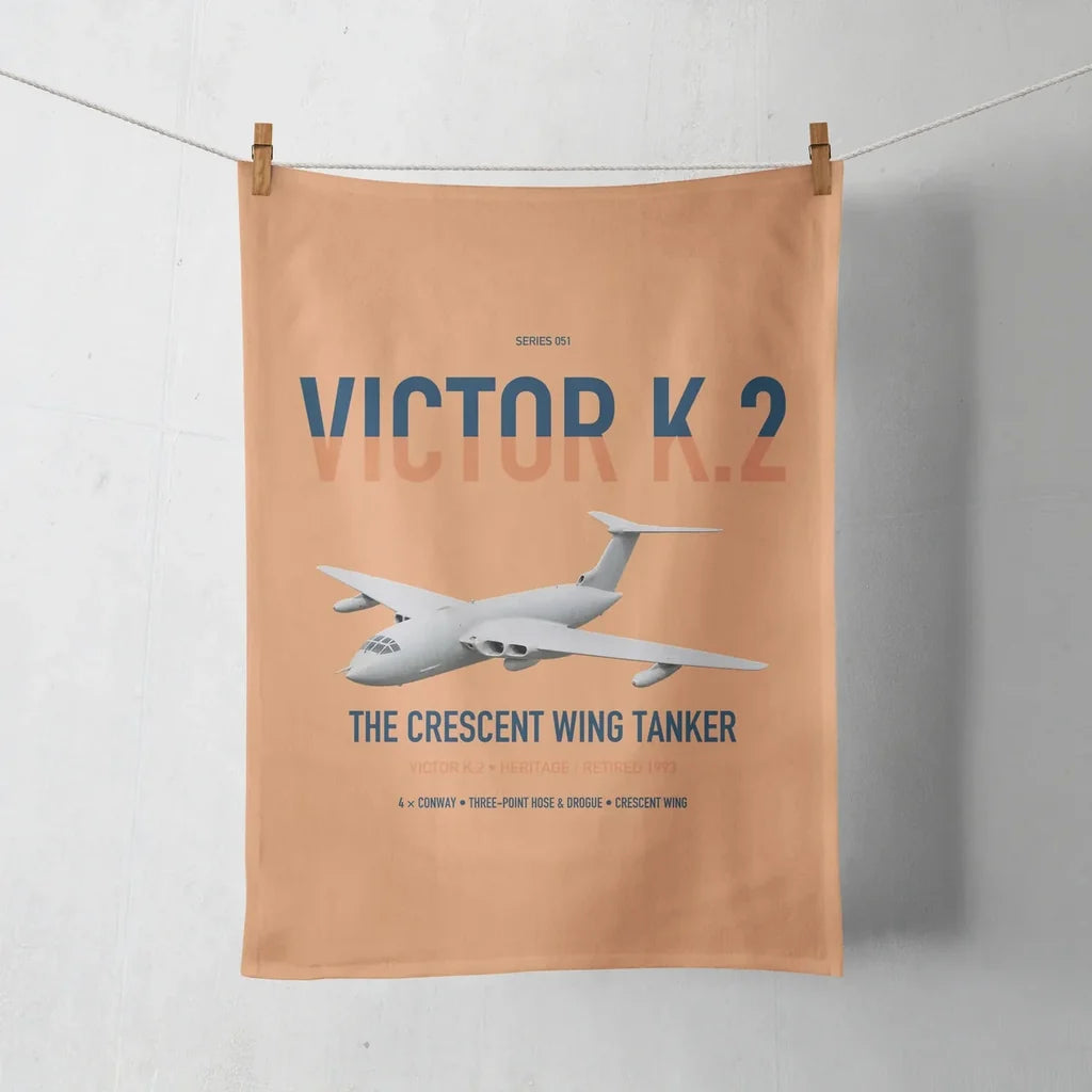 Handley Page Victor K.2 design on orange towel