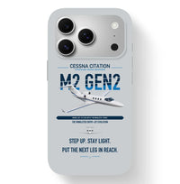 Thumbnail for Cessna Citation M2 Gen2 design on light gray magsafe iphone case, for iPhone 17 Pro