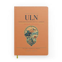 Thumbnail for Chinggis Khaan International Airport (ULN) design on orange notebook