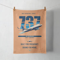 Thumbnail for Boeing 737-800 NG design on orange towel