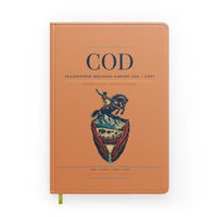 Thumbnail for Yellowstone Regional Airport (COD) design on orange notebook
