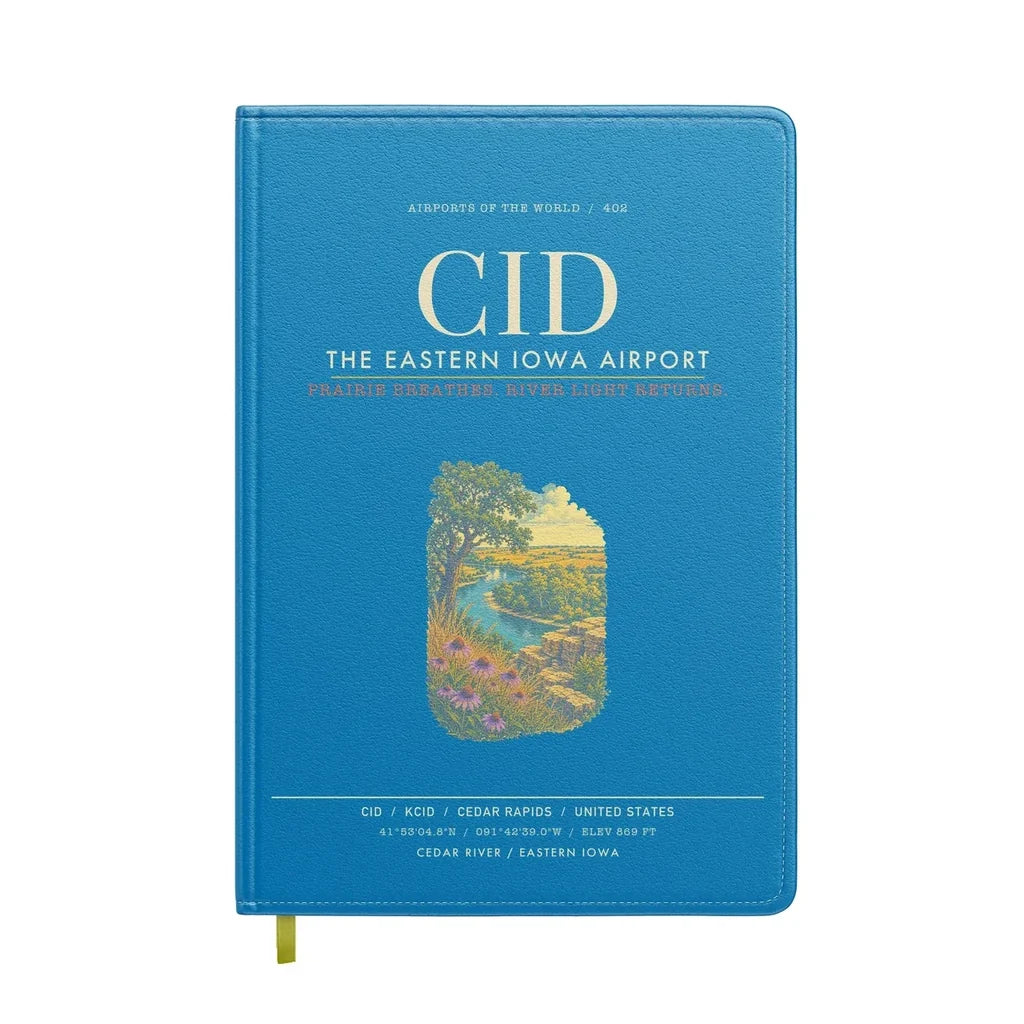 The Eastern Iowa Airport Cedar Rapids CID - Turquoise