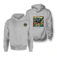 Thumbnail for VINTAGE G4103 - The Charter To The Games - Double-Side Hoodie design on lightgray double side