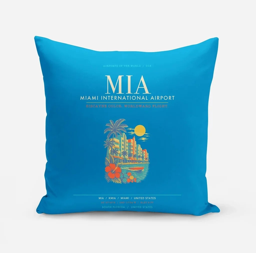 Miami International Airport MIA - Turquoise