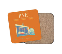 Thumbnail for Snohomish County Airport (Paine Field) (PAE) design on orange 1 piece coaster