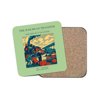 Thumbnail for The Railhead Transfer - Designed Coasters design on light green 1-piece