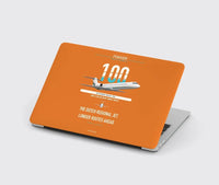 Thumbnail for Fokker 100 design on orange MacBook case