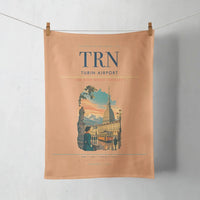 Thumbnail for Turin Airport (TRN) design on orange towel
