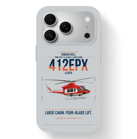 Thumbnail for SUBARU Bell 412EPX design on light gray magsafe iphone case, for iPhone 17 Pro