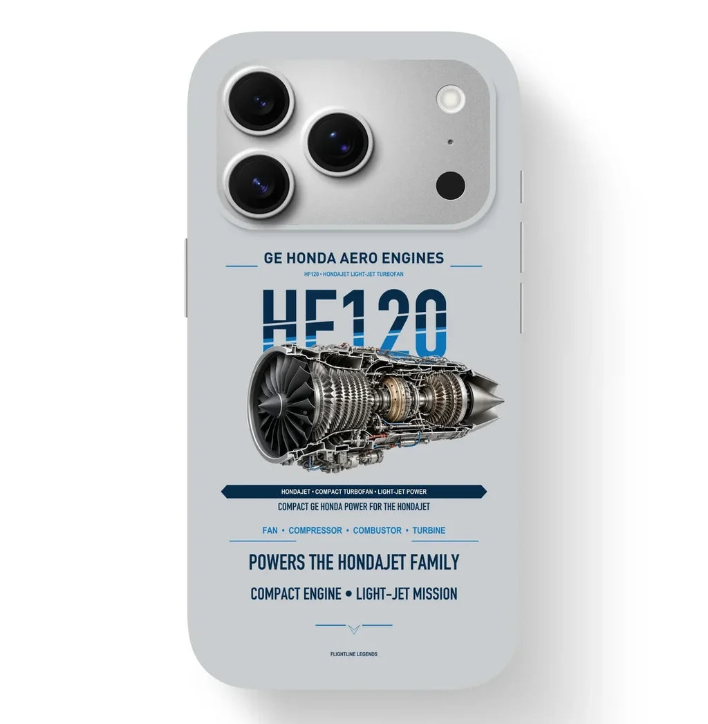 HF120 Case design on light gray iphone case