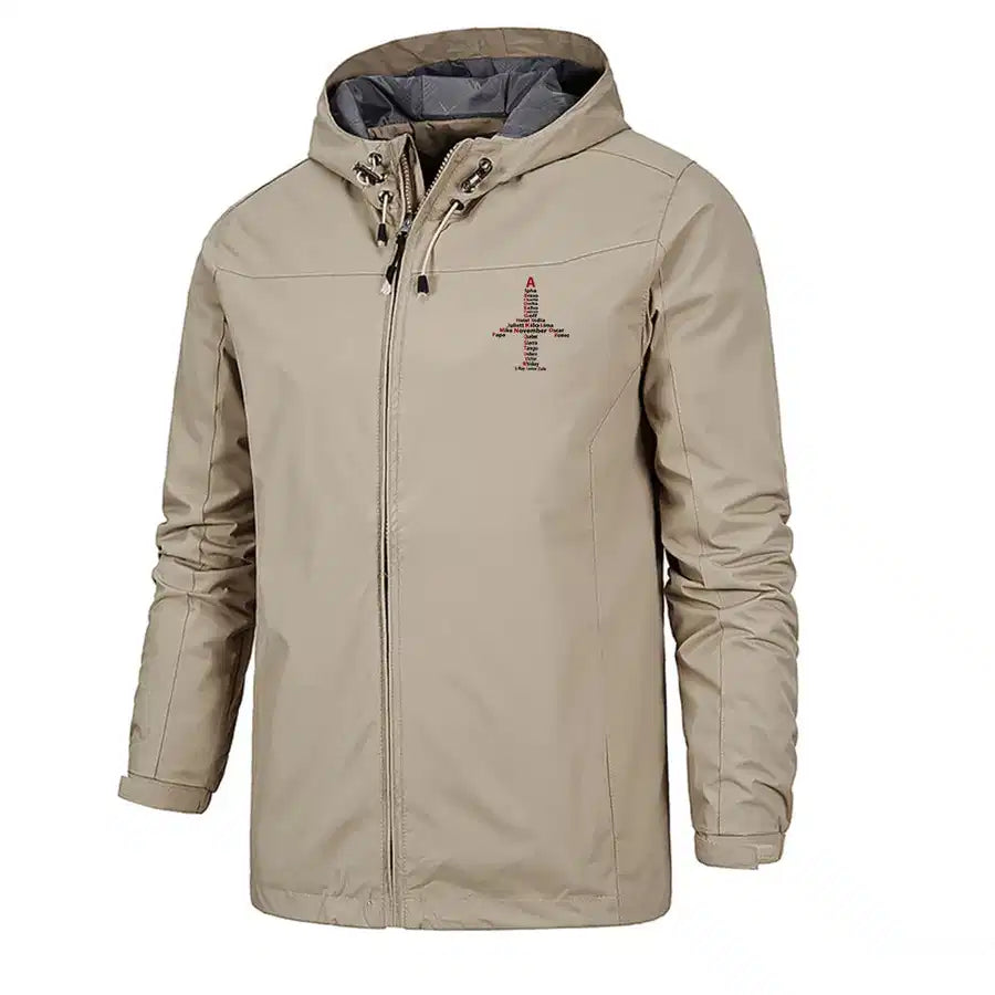 Aviation Alphabet Rain Jacket - view 10