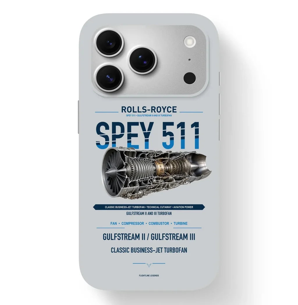 SPEY 511 Case design on light gray iphone case