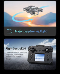 Thumbnail for K200 Brushless Drone: Screen Remote, Optical Flow Positioning & Colorful LED Full-Protection Quadcopter - view 14