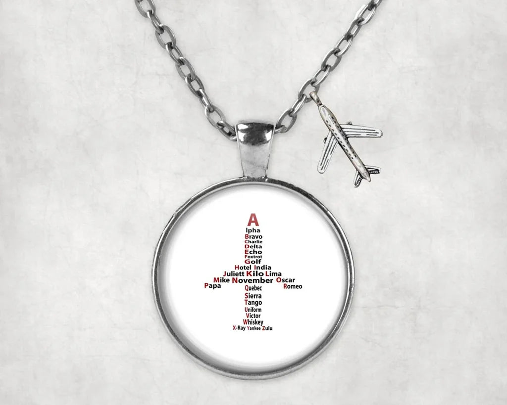 Aviation Alphabet Necklace - view 10