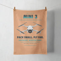 Thumbnail for DJI Mini 3 design on orange towel