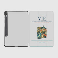 Thumbnail for Vienna Airport (VIE) design on light gray samsung tablet tablet case