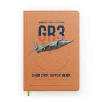 Thumbnail for Hawker Siddeley Harrier GR3 design on orange notebook