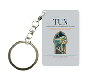 Thumbnail for Tunis-Carthage International Airport TUN Key Chain design on light gray key chain