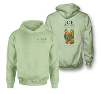 Thumbnail for Joensuu Airport (JOE) design on light green double-side hoodie
